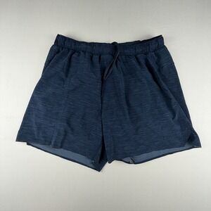 Lululemon Surge Shorts Men's Small Blue 6" Lined Stretch Gym Athletic Pocket